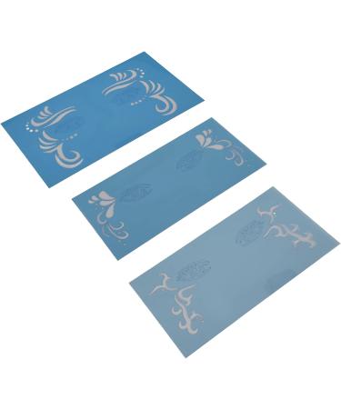 9 Sheets Reusable Makeup Stencils - Perfect for Festivals Birthdays & Performances | International Shipping Available - Buy Online on GoSupps.com