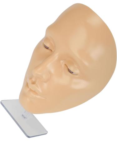  Cryfokt Makeup Practice Board Reusable 5D Silicone Makeup Mannequin Face with 20ml Makeup Remover Oil Eyeshadow for Complete Practice - Buy Online on GoSupps.com