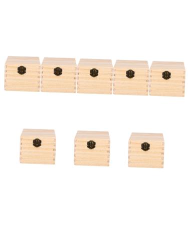 Healvian 8 STK Storage Box for essential oils simple wooden boxes Jewelry Organizer Jewelry Organizer Tag for essential oils Organizer H lzern etheric oil
