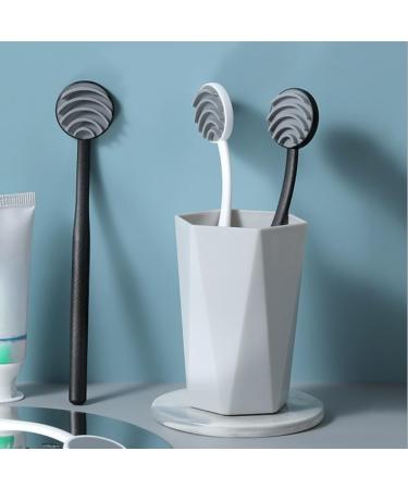 Silicone Tongue Scraper for Fresh Breath | Effective Bad Breath Fighter | Travel Essential Oral Care Tool (White - Buy Online on GoSupps.com