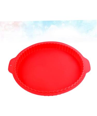 MAGICLULU 1pc Silicone Baking Bread Baking Pan Round Cookie Cookie Cutters Silicone Molds Cake Shop Muffin Top Pans Silicone Mold for Cake Round Cake Pans Chocolate Birthday Cake 31 X28.5CM Red - Buy Online on GoSupps.com