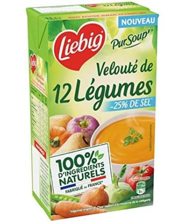 POUR'SOUP VELVET OF 12 VEGETABLES 1L LIEBIG PACK OF 4 - Buy Online on GoSupps.com