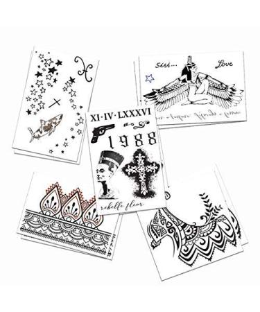 Cosplay Celebrity Temporary Tattoos | Halloween Costume Ideas | Skin Safe | MADE IN THE USA | Removable