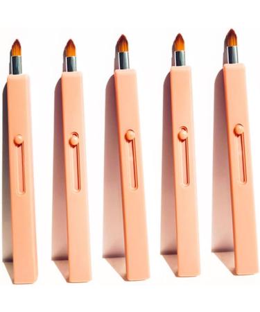 Ipetboom 1pc Retractable Lip Brush Lip Tint Brush Eyeshadow Portable Lipstick Applicator Makeup Brush Eyeshadow Foundation Brush Cosmetic Plastic Lip Gloss Travel - Buy Online on GoSupps.com