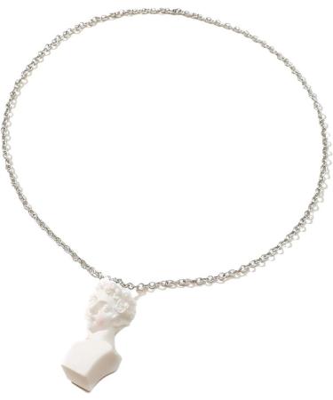 Oralgos Fashionable Sculptural Necklace | Unique Statement Jewelry for Women & Girls | Stylish Sweater Chain - Buy Online on GoSupps.com