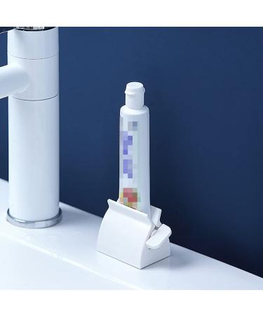 RAYNAG 2 Pack Bathroom Rolling Tube Toothpaste Squeezer Dispenser - White - Buy Online on GoSupps.com