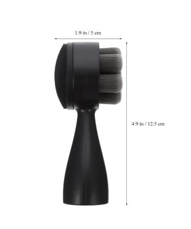 Minkissy Deep Cleaning Face Washer Brush | Facial Exfoliator & Massager | Black 12.5x5x5 | International Shipping Available - Buy Online on GoSupps.com