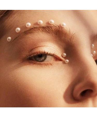 12 Sheets Clear Rhinestones & Pearl Self-Adhesive Crystal Stickers - DIY Face, Nail, Cell Phone Decor - Buy Online on GoSupps.com