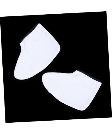 minkissy 1 Pair Wax Foot Wrap Wax Mittens Wax Bath Booties Paraffin Foot Liners Feet Spa Cover Paraffin Foot Covers Paraffin Foot Wax Spa Gloves Wax Sock Wax Foot Cover Mask Foot Bath White - Buy Online on GoSupps.com
