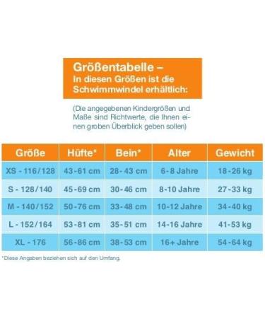 Kiwisto Kids Neoprene Swim Diaper - Pink XL (176) | Eco-Friendly Swimwear for School Children - International Shipping - Buy Online on GoSupps.com