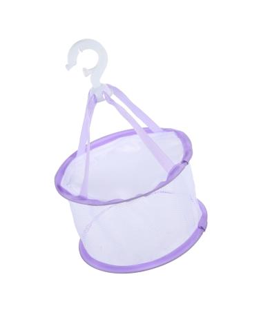 ABOOFAN Beauty Egg Drying Net Sponge Drying Rack Makeup Brush Drying Net Basket Clothing Drying Basket Drying Mesh Basket Reusable Drying Net Purple Powder Puff Fabric Makeup Tools