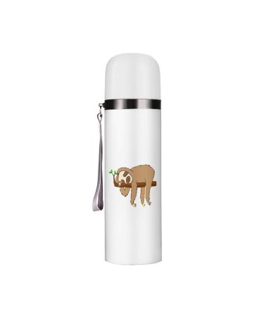 Nap All Day Sleep All Night Sloth Insulated Water Bottle 19 OZ Stainless Steel Travel Mug For Drink Sports Camping Hiking Outdoors