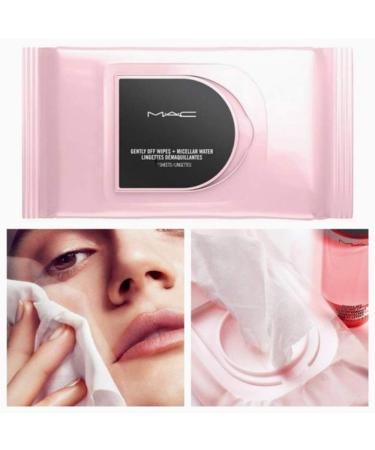 MAC Gently Off Wipes + Micellar Water - Gentle Makeup Removal Solution - Buy Online on GoSupps.com