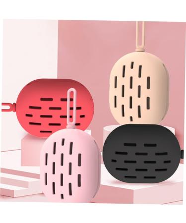 Ipetboom Makeup Puffs Beauty Powder Puff Mini Toiletry Bag Makeup Pouch Makeup Puff Makeup Beauty Sponge Portable Mini Egg Holders Travel Silica Gel Pink Cosmetic Egg Box - Buy Online on GoSupps.com