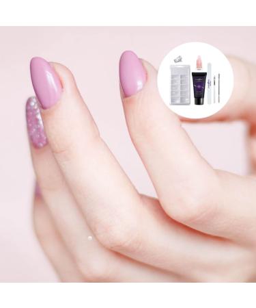 Beaupretty 1set Set Nail Extension Glue Set Manicure Lengthen Kit Nail Tips Gel Poly Nail Gel Slip Solution Nail Polish Gel Kit Gel Extension Nail Kit Nail Kits Strengthen Nail Lamp Plastic 16x5cm Picture 4 - Buy Online on GoSupps.com