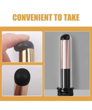 Baluue 6pcs Lip Brush Set - Silicone Lipstick Applicators with Lids | Portable & Easy to Clean Makeup Brushes for Lip Gloss & Concealer - Buy Online on GoSupps.com
