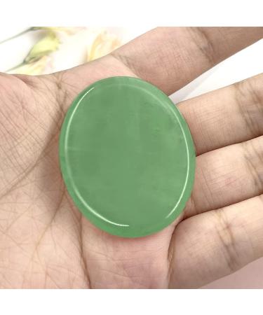 Thumb Bag Palm Worries - Green Aventurine Polished Healing Reiki Crystal for Therapy Chakra Balancing & Relaxation | 1.8 Inches - Buy Online on GoSupps.com