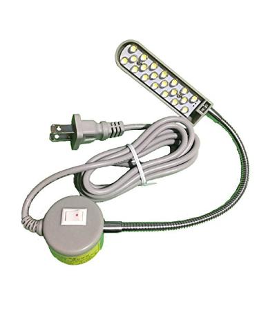 item4ever 20 Led 110v Light Magnetic Mounting Base Working Gooseneck Lamp for Home or Sewing Machine LED-20