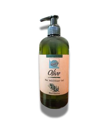 Roomsium Olive Blossom Refillable Shower Gel - 13.52 fl oz All-Natural Body Wash | Ideal for Homes Vacation Rentals & Hotels | Luxurious Cleansing Experience