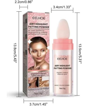 Pat Powder Highlighter Lightweight Highlighter and Natural Highlighter Dimensional Finishing Powder (02#Pink) - Buy Online on GoSupps.com