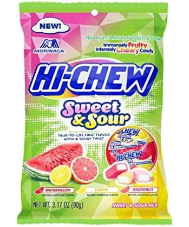 Morinaga Hi Chew Peg Bag Sweet & Sour Mix 90g (Pack of 3) - Buy Online on GoSupps.com