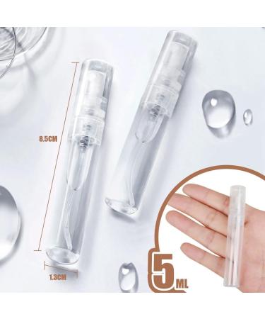 ZONTTR Mini Clear Plastic Bottle Empty Fine Mist Refillable Perfume Bottle Mini Perfume Bottle 5Ml Perfume Atomizer - Buy Online on GoSupps.com