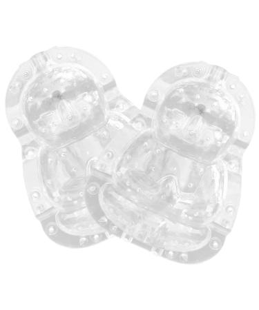 TEHAUX 2pcs Novel Transparent Tools Duddha Stereotypes Garden Growing Supply Diy Clear Watermelon Buddha Transparent 10x7cm