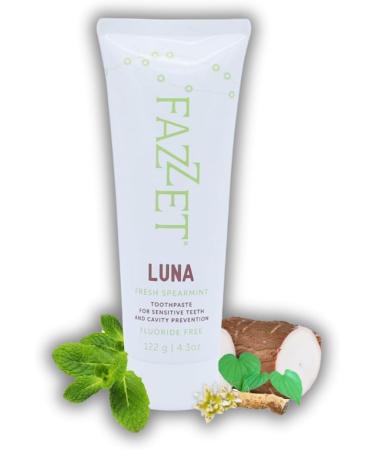 4.3oz Luna Sensitive Teeth Toothpaste | Anti-Cavity & Anti-Hypersensitivity | Fresh Spearmint - Buy Online on GoSupps.com