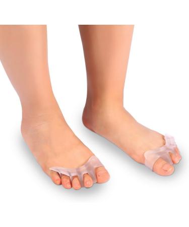 Soft Silicone Gel Toe Separator for Hallux Valgus Relief - Bunion Spreader for Men & Women | International Shipping Available - Buy Online on GoSupps.com