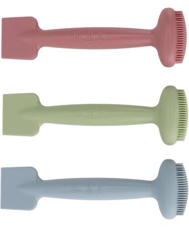 gernie 3Pcs Silicone Facial Brush 3Pcs Silicone Facial Brush Double Head Spatula Scoop Facial Cleansing Brush Cleaning for Beauty Salon Apply Mud Mask - Buy Online on GoSupps.com