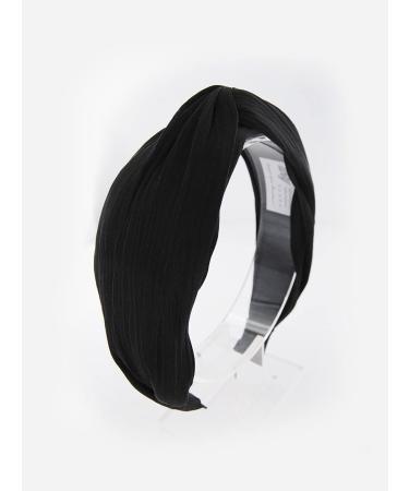 Buy Axy Headband with Sophisticated Knots - Elegant Black Hair Accessory | International Shipping Available - Buy Online on GoSupps.com