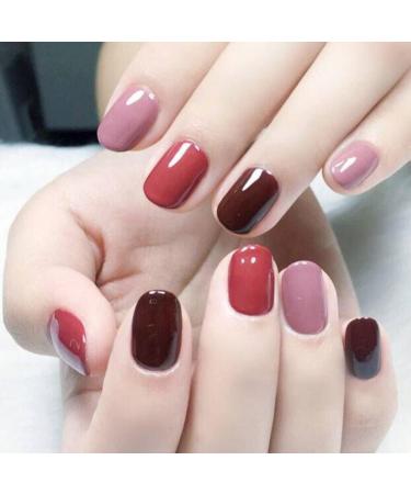 dijiusidy Nail Art Stickers Self-Adhesive Fingernail Decal with Strap Glue DIY Art Decor Full Cover Manicure Kits for Women Girls YMX203 - Buy Online on GoSupps.com