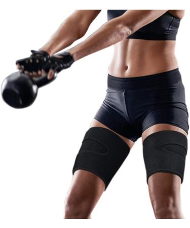 Buy Hamstring Compression Sleeve | Thigh Brace & Quad Wraps for Running - XL Size - Buy Online on GoSupps.com