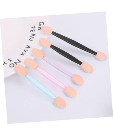 VINTORKY 50 Pcs Dual Sided Eyeshadow Brush Eye Shadow Sponge Applicator Double Sided Makeup Brush Black Size 1 Black - Buy Online on GoSupps.com