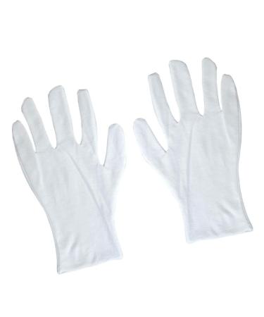 minkissy Cotton Work Gloves 12 Pairs Work Gloves Cotton Gloves Factory Gloves White Gloves Lengthen White Work Gloves - Buy Online on GoSupps.com