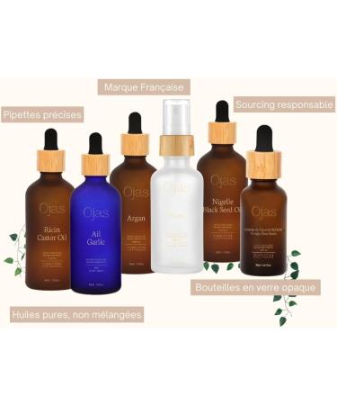 Ojas - Organic Black Cumin Oil (Black Seed Oil) from India | 100% Pure Virgin Natural & Cold Pressed - 3.5 oz. (100 ml) - Buy Online on GoSupps.com