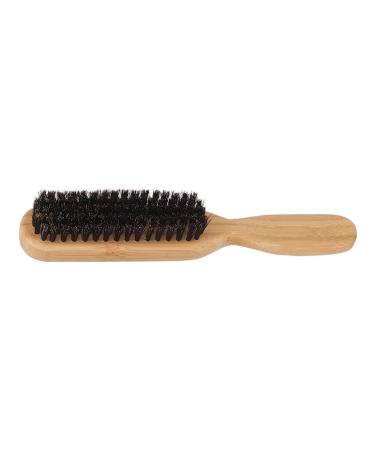 Beard Brush for Men Bamboo Handle Soft Bristles Styling Cleaning Tool for Barber Shop