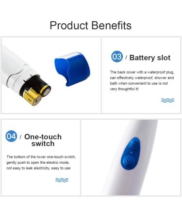 5-Set Rotating Electric Toothbrush for Kids - Battery-Operated 4 Interchangeable Heads Multicolored Oral Hygiene Solution for Toddlers & Babies - Buy Online on GoSupps.com