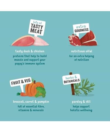 Edgard Cooper Natural Wet Dog Food (Duck & Chicken 11 x 150 g) Grain Free & Gluten Free Natural Ingredients & Fresh Meat Full of Essential Amino Acids for Healthy Dogs - Buy Online on GoSupps.com