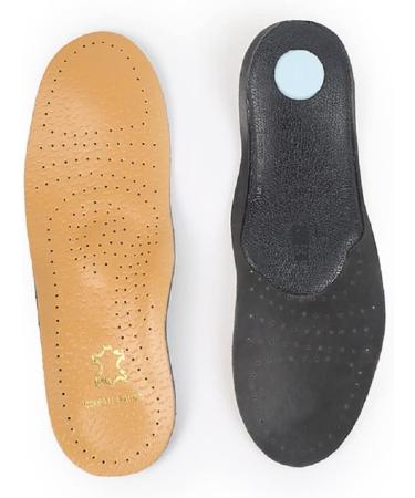 Premium Leather Orthotic Insoles | Arch Support for Flat Feet | Cushioned Foot Care Inserts Size 2.5-3 (W6/M4.5 - W7.5/M6 - Buy Online on GoSupps.com