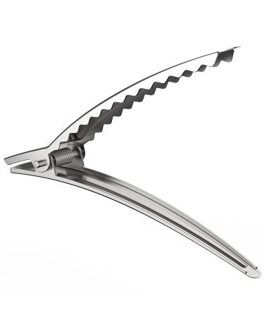 100 Pcs 2.36 Inch Metal Hair Clips for Women Styling Sectioning - Curl Hair Clips for Hair Salon, Barber, DIY - Silver - Buy Online on GoSupps.com