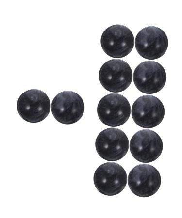 Ultechnov 12 STK Acupressure Health Exercise Chinese medicine balls Landelic rolling health stress exercise balls Hand exercise balls relieve muscle roller football adult tool older mediumx6pcs blackx6stk