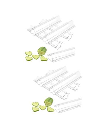 Abaodam 8 Pcs Shaped Strawberry Tool Fruit Molds Heart Fruit Shaping Chocolate Accessories