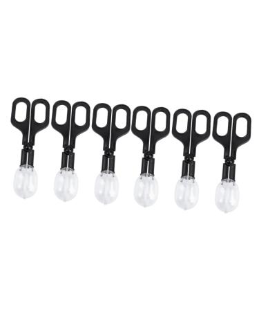 BESPORTBLE 6 Pcs Reptile Feeding Clip Chameleon Habitat Kit Cricke Capturer Gecko Cage Cleaner Reptiles Mx2pcs Blackx2pcs