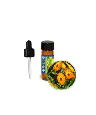 3.7ml (1/8 oz) Calendula Essential Oil (Marigold Calendula Officinalis) - 100% Pure Undiluted Uncut All-Natural