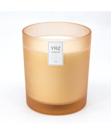 YRZ Candles - Jasmine Ylang Tonka & Sandalwood Scented Candle Hand Poured in Los Angeles Long Lasting (up to 45 Hours) 7 Oz.