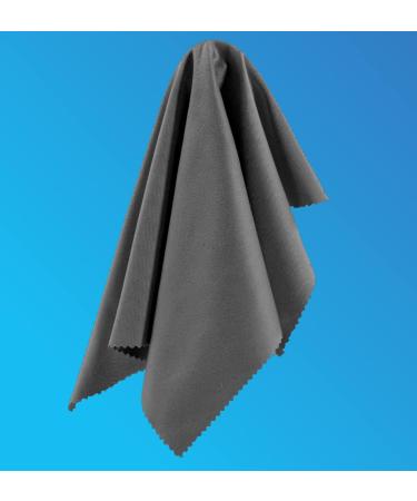 20x20 inch Extra Large Microfiber Cleaning Cloth for LCD Screens, Cameras, Binoculars - Gray (1 PCS) - Buy Online on GoSupps.com