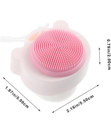 Gogogmee Soft Bristle Facial Cleansing Brush Silicone Face Brush Exfoliating Brush Shower Body Scrubber Face Scrubber Men Face Scrubber Brush Silicone Brush Cleanse Exfoliator Bath Brush - Buy Online on GoSupps.com