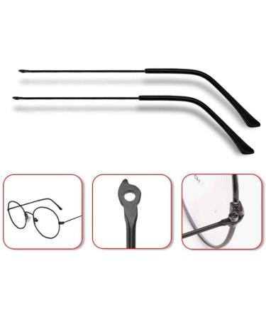 Buy VIORNO Vintage Eyeglass Legs - Durable Metal Frame Replacement Accessories - Black Temple Arms - Perfect for International Shipping - Buy Online on GoSupps.com
