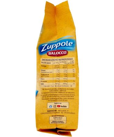  Balocco Balocco Zuppole Biscotti with Fresh Italian Milk and Brown Sugar Cookies 700g - Buy Online on GoSupps.com